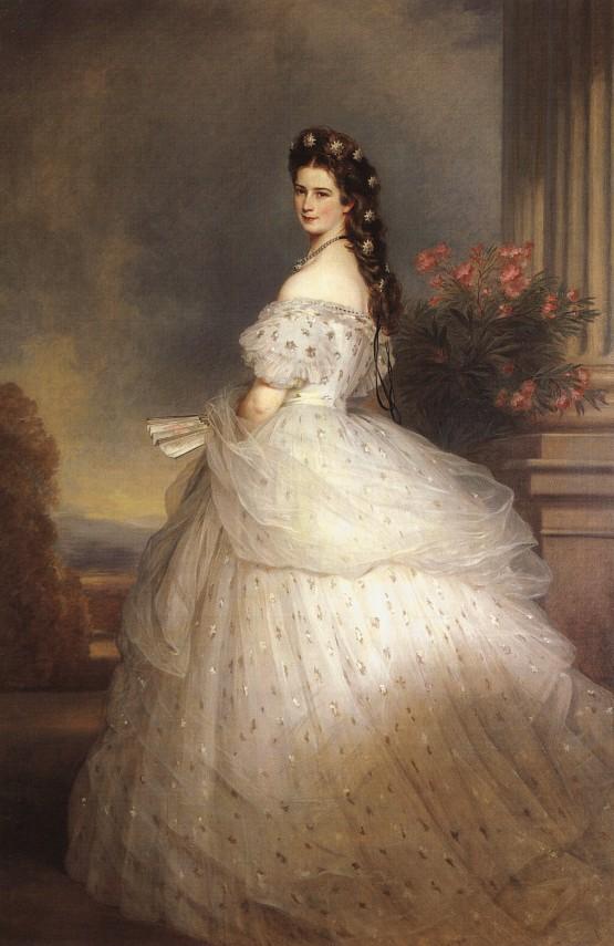 《奥地利的皇后伊丽莎白》弗朗兹画作介绍及画作含义/创作背景